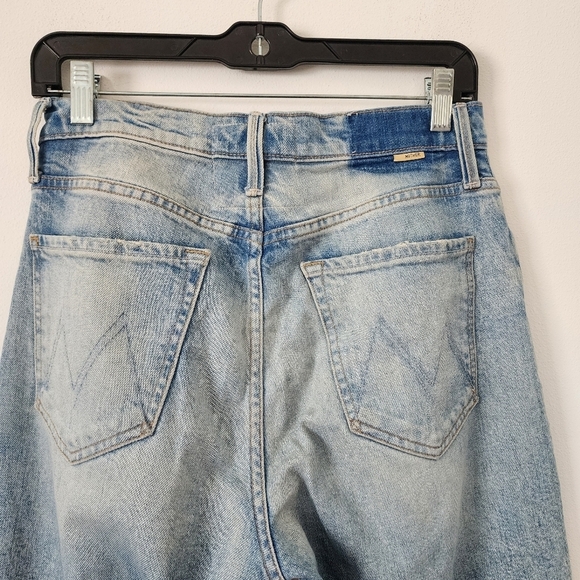 MOTHER Superior The Huffy Flood Jeans High Rise Straight Leg In Amen Size 26 - Picture 12 of 16